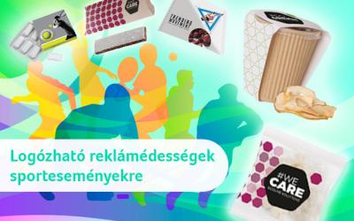 Logózható reklámédességek sporteseményekre 